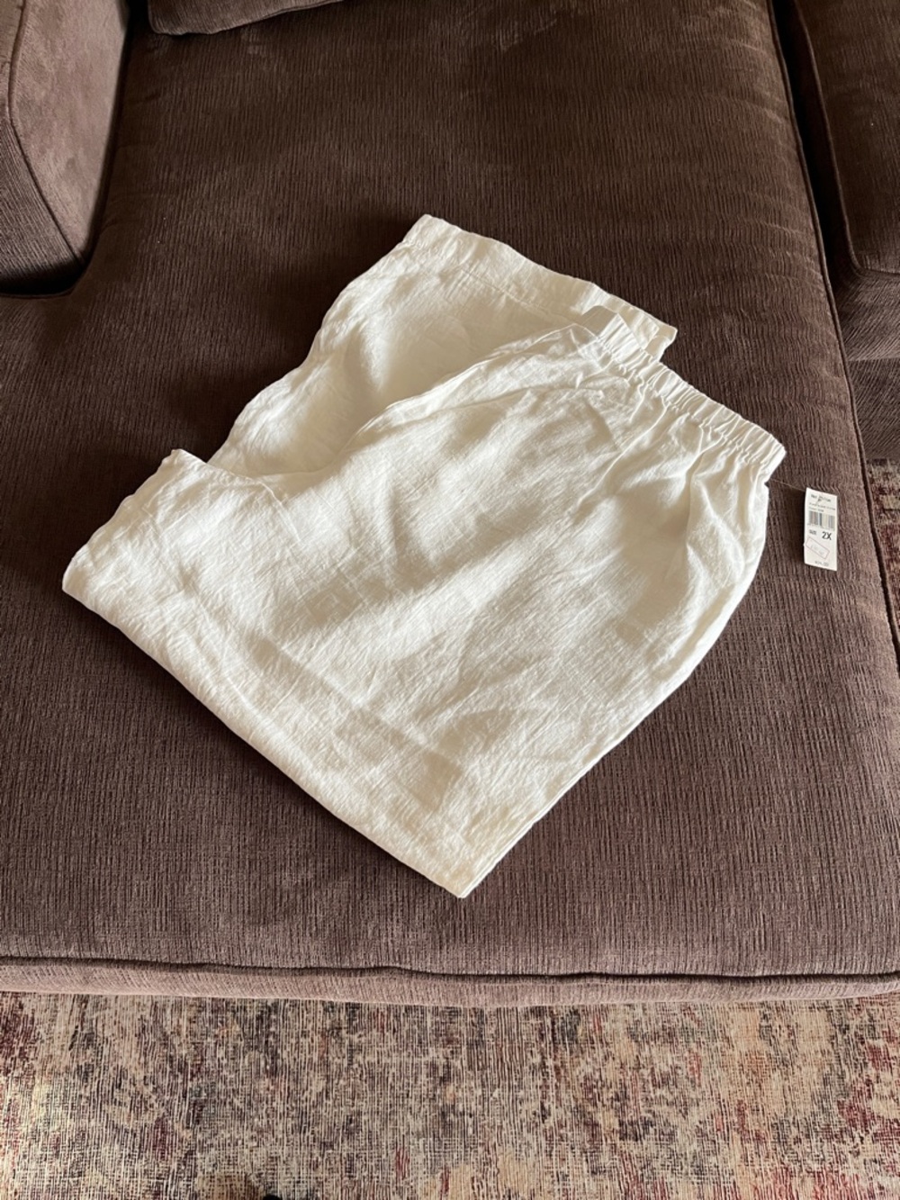 Hot Cotton White Wide Leg Pants